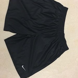 Nike black athletic shorts